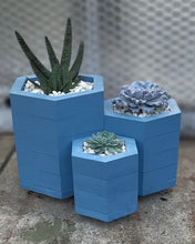 Load image into Gallery viewer, Octagonal Trio in Boathouse Blue
