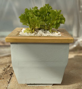 Wooden indoor planter Slate