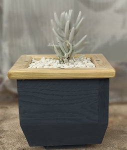 Wooden indoor planter Graphite