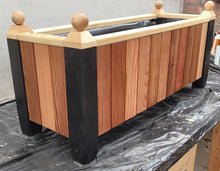 Load image into Gallery viewer, Large Cedar Trough Planter
