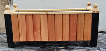 Load image into Gallery viewer, Large Cedar Trough Planter
