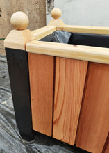 Load image into Gallery viewer, Large Cedar Trough Planter
