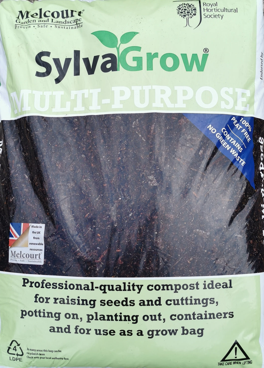 Melcourt SylvaGrow Peat Free Multipurpose Compost 50 Litres